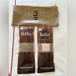 NWT Lula hair extension halo, set of 2 “Ash Brown” but definitely blonde.